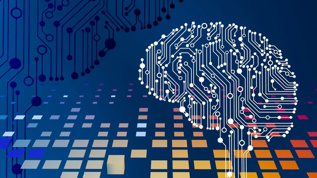 Abstraktes Bild zum Thema "Künstliche Intelligenz" als Visualisierung Abstraktes Bild zum Thema "Künstliche Intelligenz" als Visualisierung